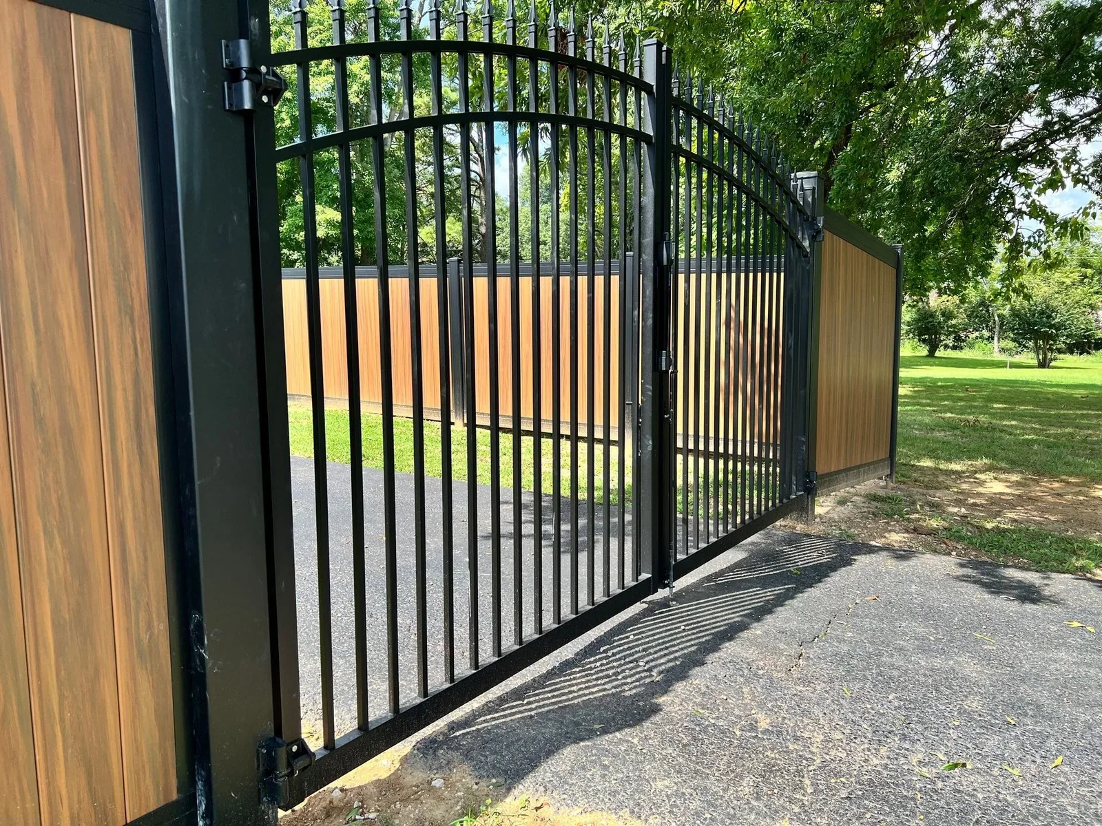 Fence installed by Jackson Fence Company